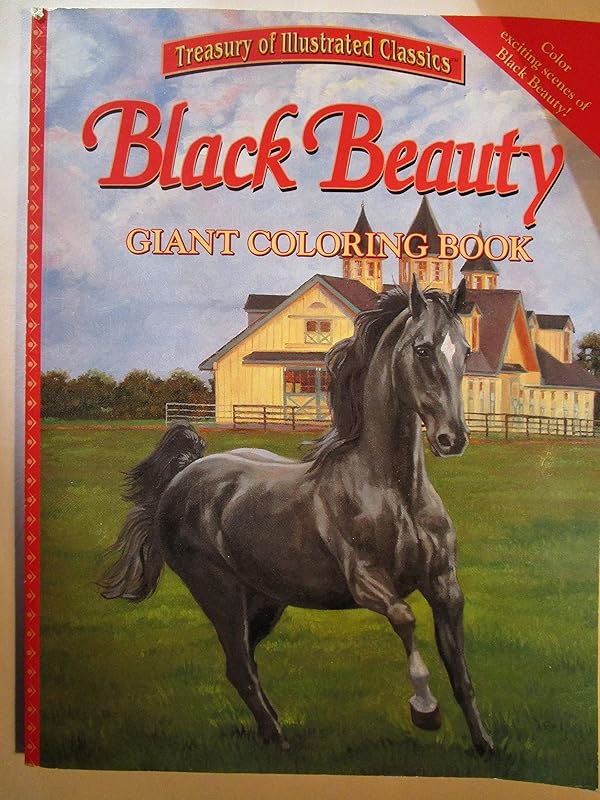Black Beauty Giant Coloring Book by Unknown