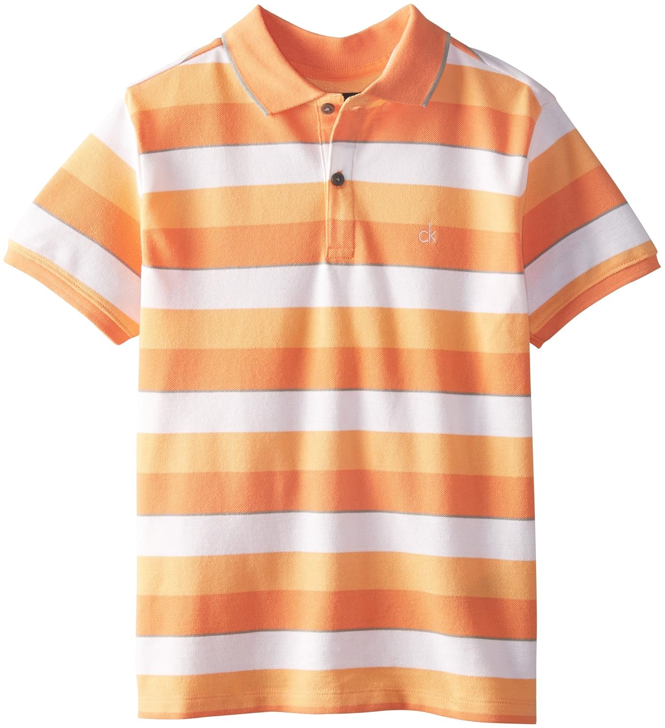 

Calvin Klein Big Boys' Short Sleeve Stripe Polo
