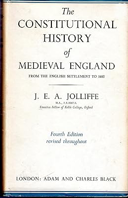 The Constitutional History of Medieval England from the English Settlement to 1485. 4th Edition. 1961 Edition