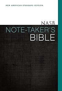 NASB, Note-Taker's Bible, Hardcover, Red Letter Edition