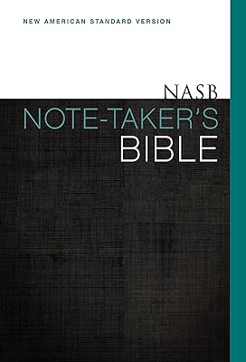 NASB, Note-Taker's Bible, Hardcover, Red Letter Edition