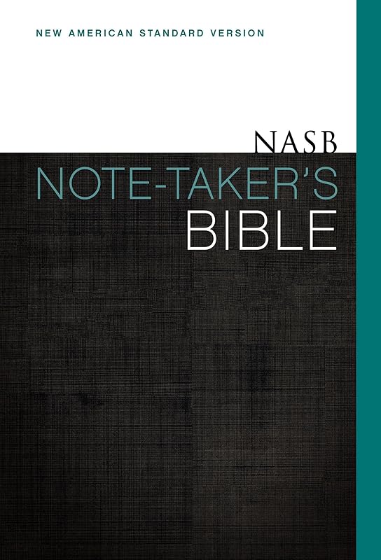 NASB, Note-Taker's Bible, Hardcover, Red Letter Edition by Zondervan