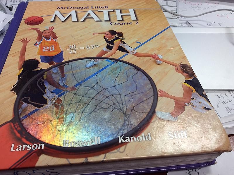 Math Course 2, Grades 6-8: Mcdougal Littell Middle School Math by Holt Mcdougal