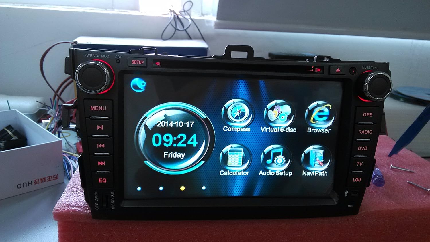 

For Toyota Corolla (support year 2007 2008 2009 2010) with 3G WIFI Multi-Touch Screen Car DVD GPS Navigation Build-In Bluetooth,Radio with RDS,Analog TV, AUX&USB, iPhone/iPod Controls, Steering Wheel Control, Free Map
