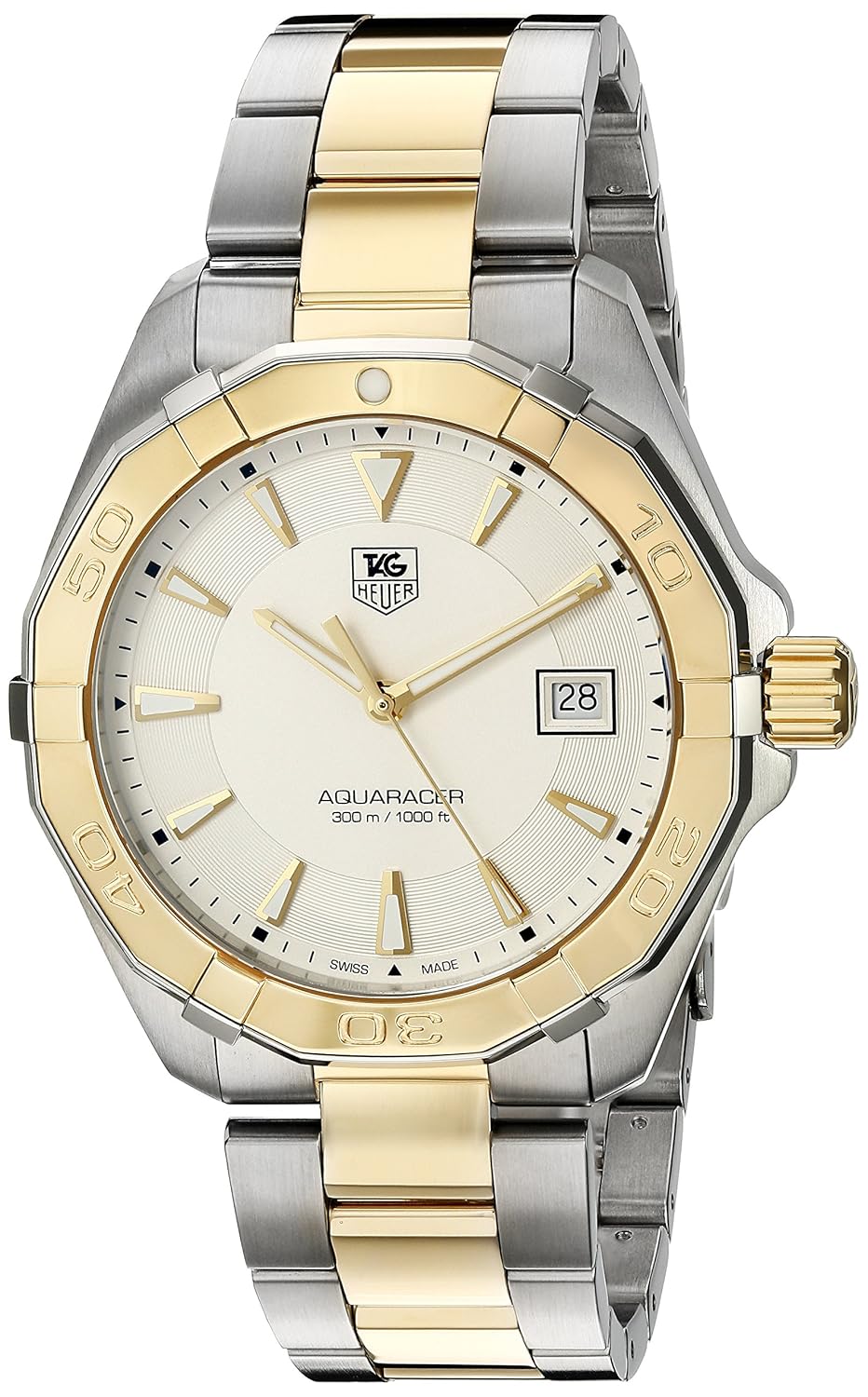 Tag Heuer Men's WAY1120.BB0930 Aquaracer TwoTone Stainless Steel Watch