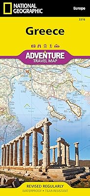 Greece Map (National Geographic Adventure Map, 3316)