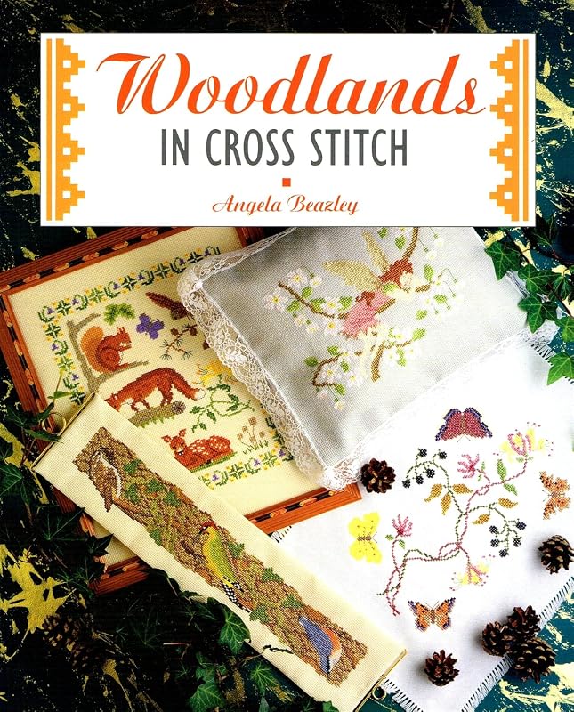 Woodlands in Cross Stitch (Cross Stitch Ser) by Angela Beazley