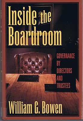 Inside the Boardroom: Governance by Directors and Trustees