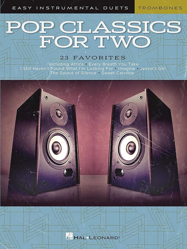 Pop Classics For Two - Easy Duets - Trombone (Songbook): Easy Instrumental Duets by Mark Phillips