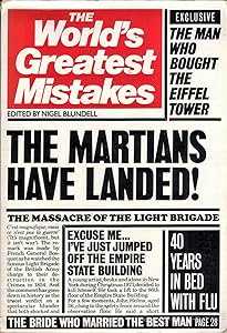 'WORLD'S GREATEST MISTAKES, THE' by Nigel Blundell