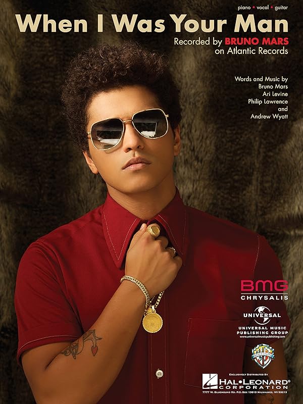 When I Was Your Man Sheet Music by Bruno Mars