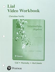 Video Workbook for Intermediate Algebra