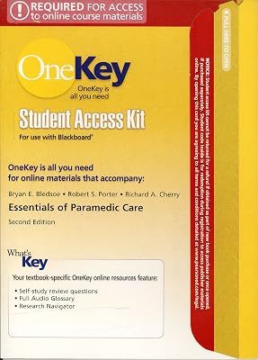 OneKey Blackboard, Student Access Kit, Essentials of Paramedic Care