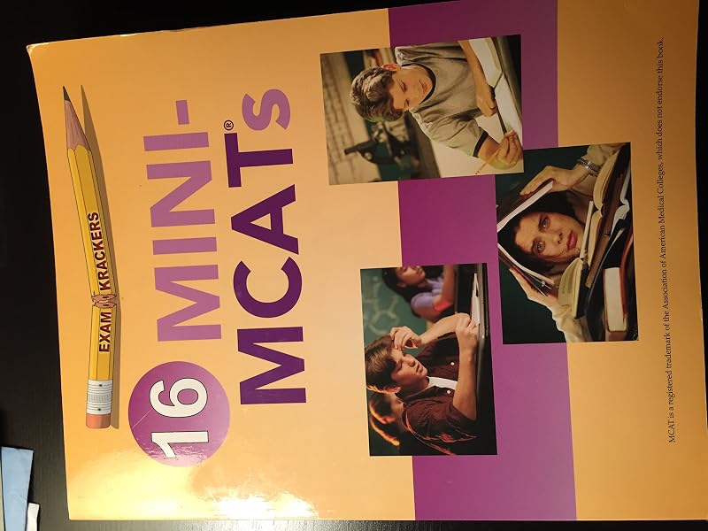 Examkrackers 16 Mini Mcat's (EXAMKRACKERS MCAT MANUALS) by Jonathan Orsay