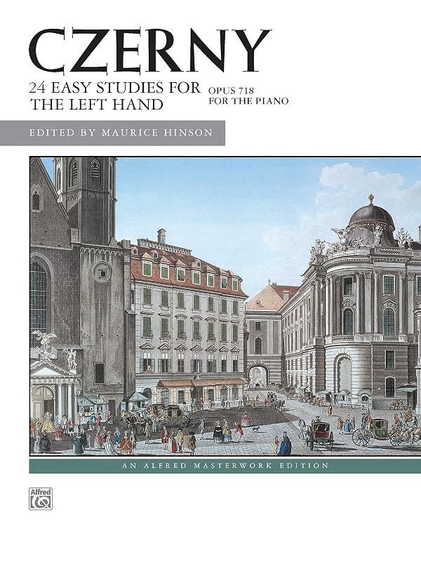 Czerny 24 Easy Studies for the Left Hand, Op. 718: Left Hand Alone (Alfred Masterwork Edition) by Carl Czerny