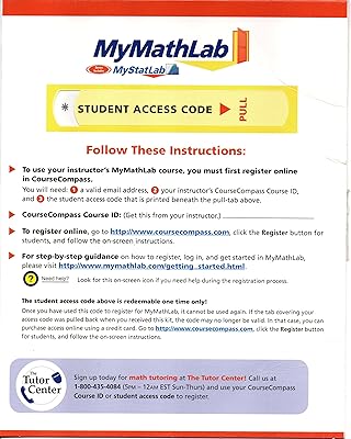 MyMathLab/MyStatLab: Student Version