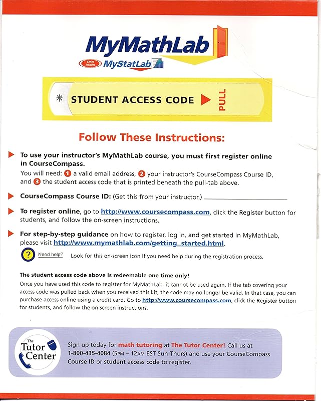 MyMathLab/MyStatLab: Student Version by Prentice Hall