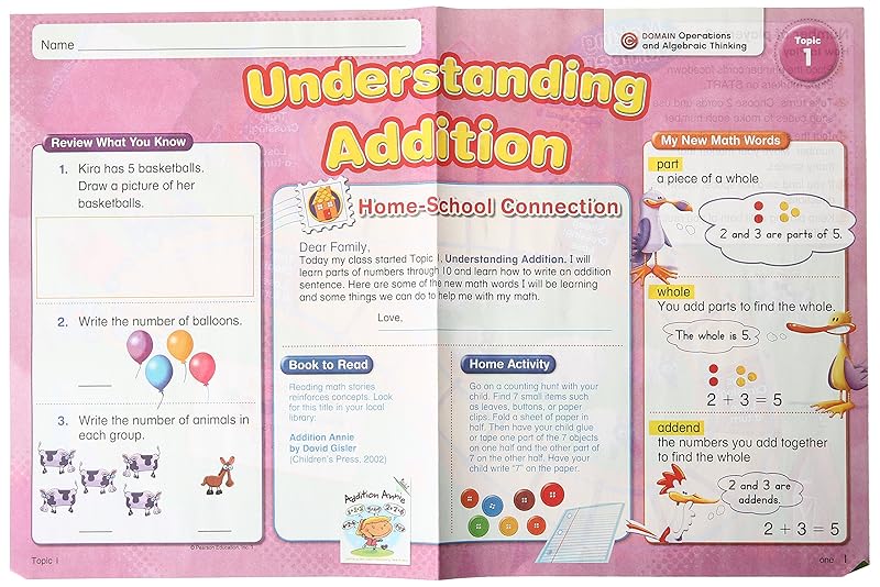 MATH 2015 COMMON CORE STUDENT EDITION 4-PACK GRADE 1 TOPICS 1-16 by Scott Foresman