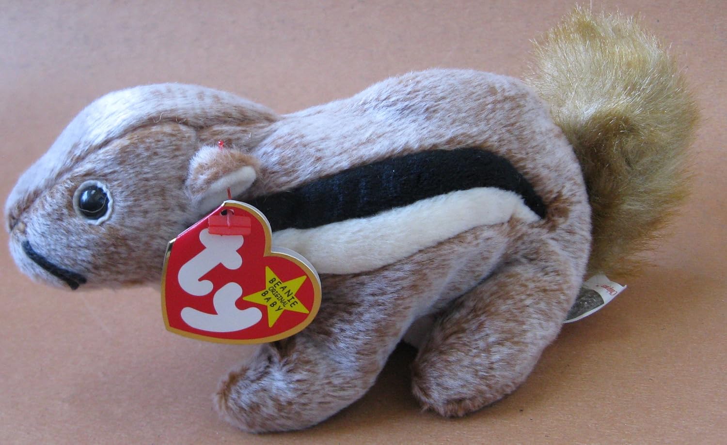 

TY Beanie Babies Chipper the Chipmunk Plush Toy Stuffed Animal