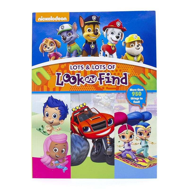 Nickelodeon PAW Patrol, Bubble Guppies, Blaze, and More! Lots & Lots of Look and Find - PI Kids by Editors of Phoenix International Publications