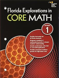 HMH Algebra 1: Exploration in Core Math: Common Core Student Workbook
