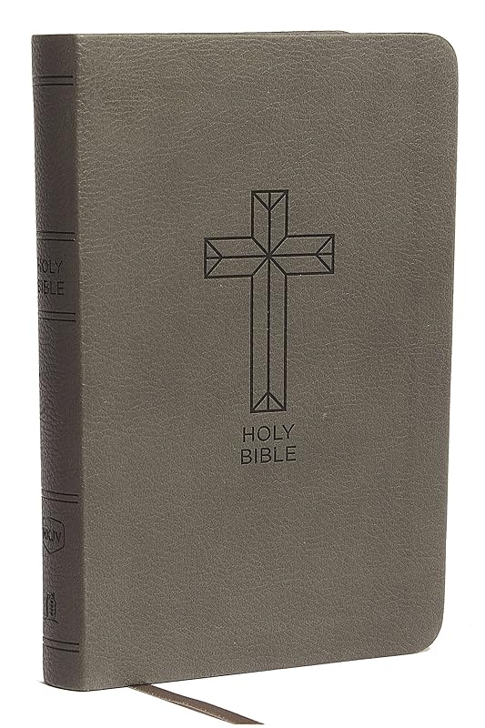 NKJV, Thinline Bible, Compact, Leathersoft, Black, Red Letter, Comfort Print: Holy Bible, New King James Version by Thomas Nelson