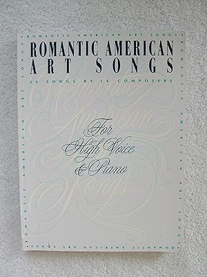 Romantic American Art Songs: High Voice
