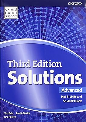 Solutions: Advanced: Student's Book B Units 4-6: Leading the way to success