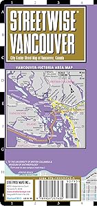 Streetwise Vancouver Map - Laminated City Center Street Map of Vancouver, Canada by Streetwise Maps