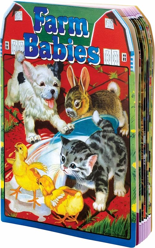 Farm Babies Shape Book (Children's Die-Cut Shape Book) by George Trimmer