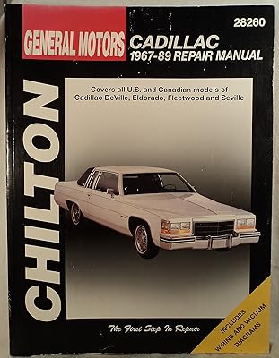 GM Cadillac, 1967-89 (Chilton Total Car Care Series Manuals)