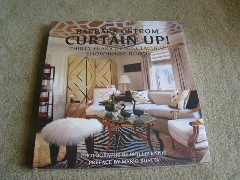 Curtain Up!: Thirty Years of Spectacular Showhouse Rooms by Barbara Ostrom