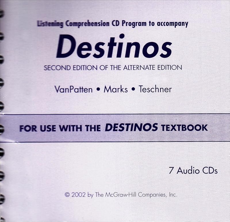 Destinos Listening Comprehension CD Program: For Use with the Destinos Textbook (Spanish Edition) by VanPatten