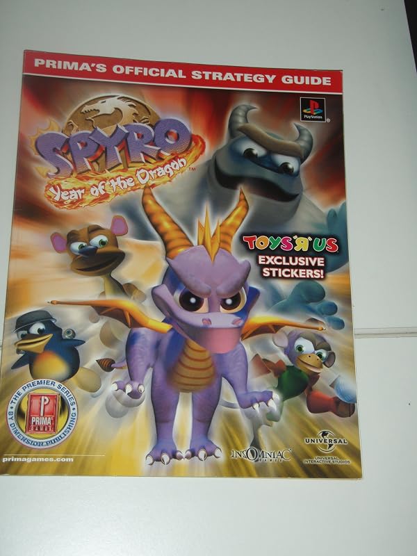 Spyro: Year of the Dragon W/Stickers for Toys (Prima's Official Strategy Guide) by Dimension Publishing