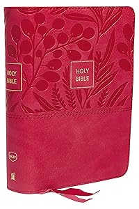 NKJV, End-of-Verse Reference Bible, Compact, Leathersoft, Pink, Red Letter, Comfort Print: Holy Bible, New King James Version