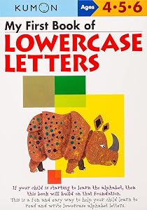 My First Book of Lowercase Letters by Kumon