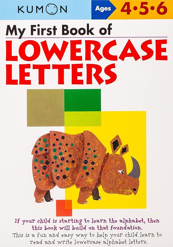 My First Book of Lowercase Letters by Kumon