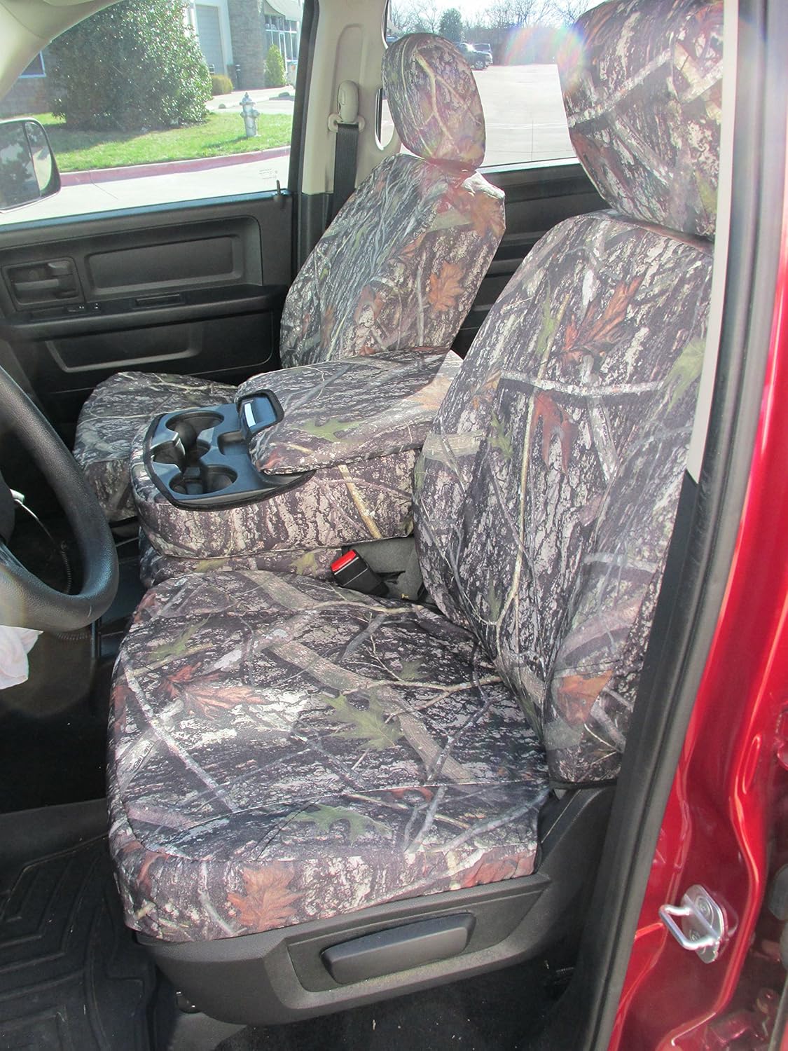 

Durafit Seat Covers, D1332 XD3 C 2013-2014 Dodge Ram 1500 Seat Covers in XD3 Camo Endura. Front 40/20/40 split bench, Opening 20 section seat bottom with opening center console with 3 cup holders. Side impact airbags in seat