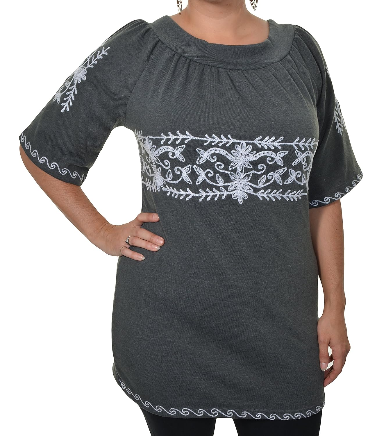 

Highness NYC Boatneck Sweater Tunic