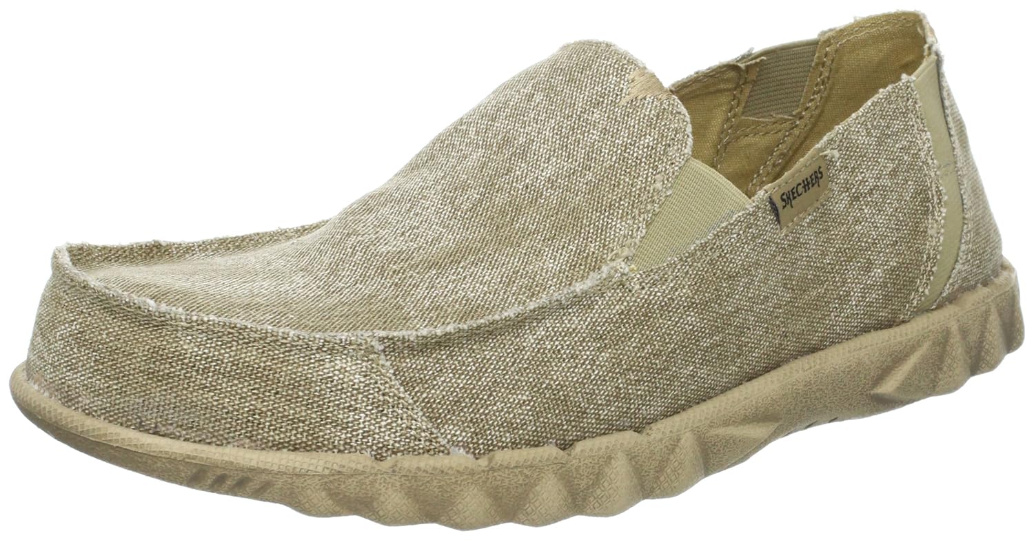 

Skechers Mens 63335 Tride Miron Canvas Slip On Shoe