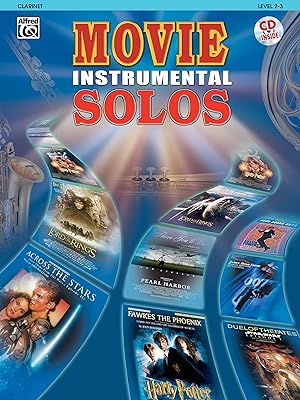 Movie Instrumental Solos: Clarinet, Book & CD