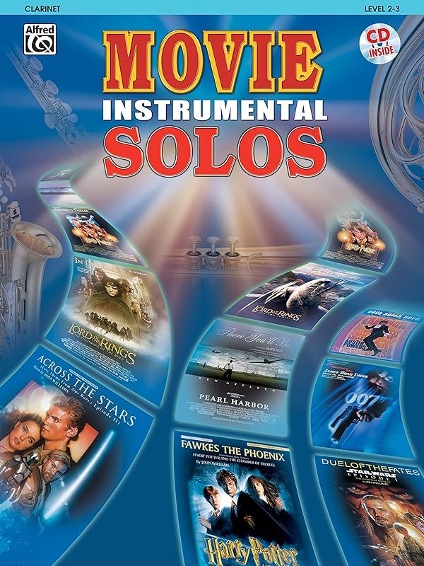 Movie Instrumental Solos: Clarinet, Book & CD by Alfred Music