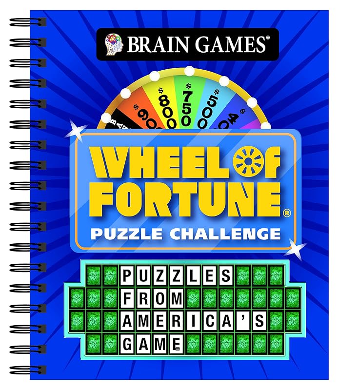 Brain Games - Wheel of Fortune Puzzle Challenge by Publications International Ltd.