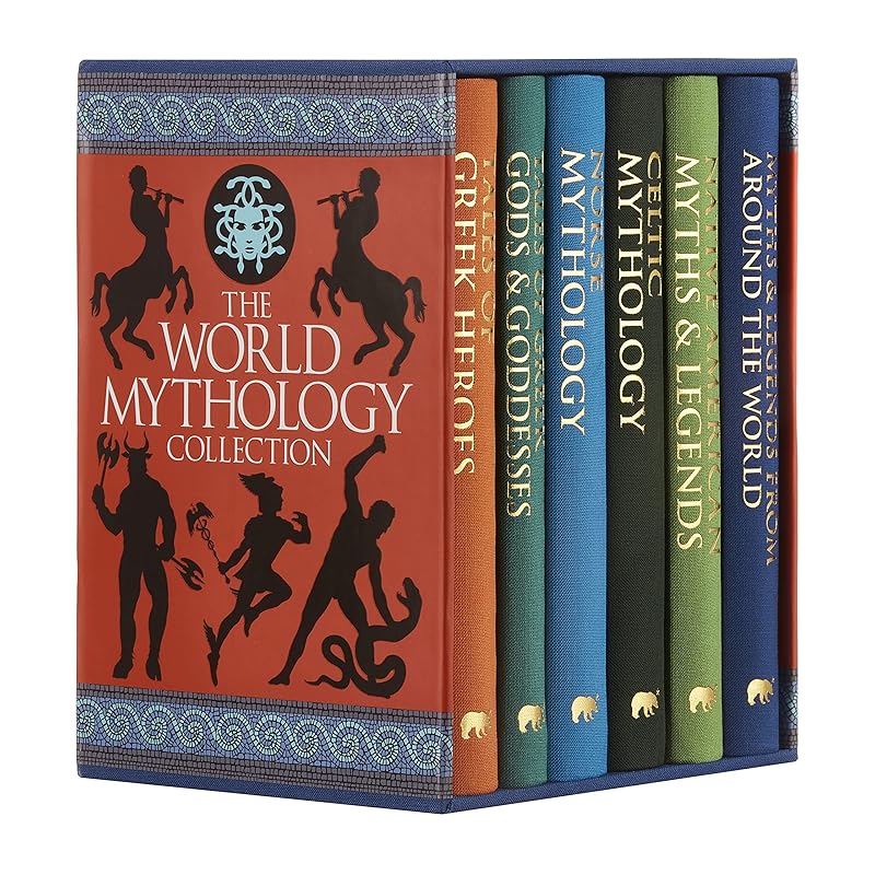 The World Mythology Collection: Deluxe 6-Book Hardcover Boxed Set (Arcturus Collector's Classics, 13) by Nathaniel Hawthorne
