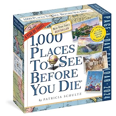 1,000 Places to See Before You Die Page-A-Day Calendar 2024: A Year of Travel