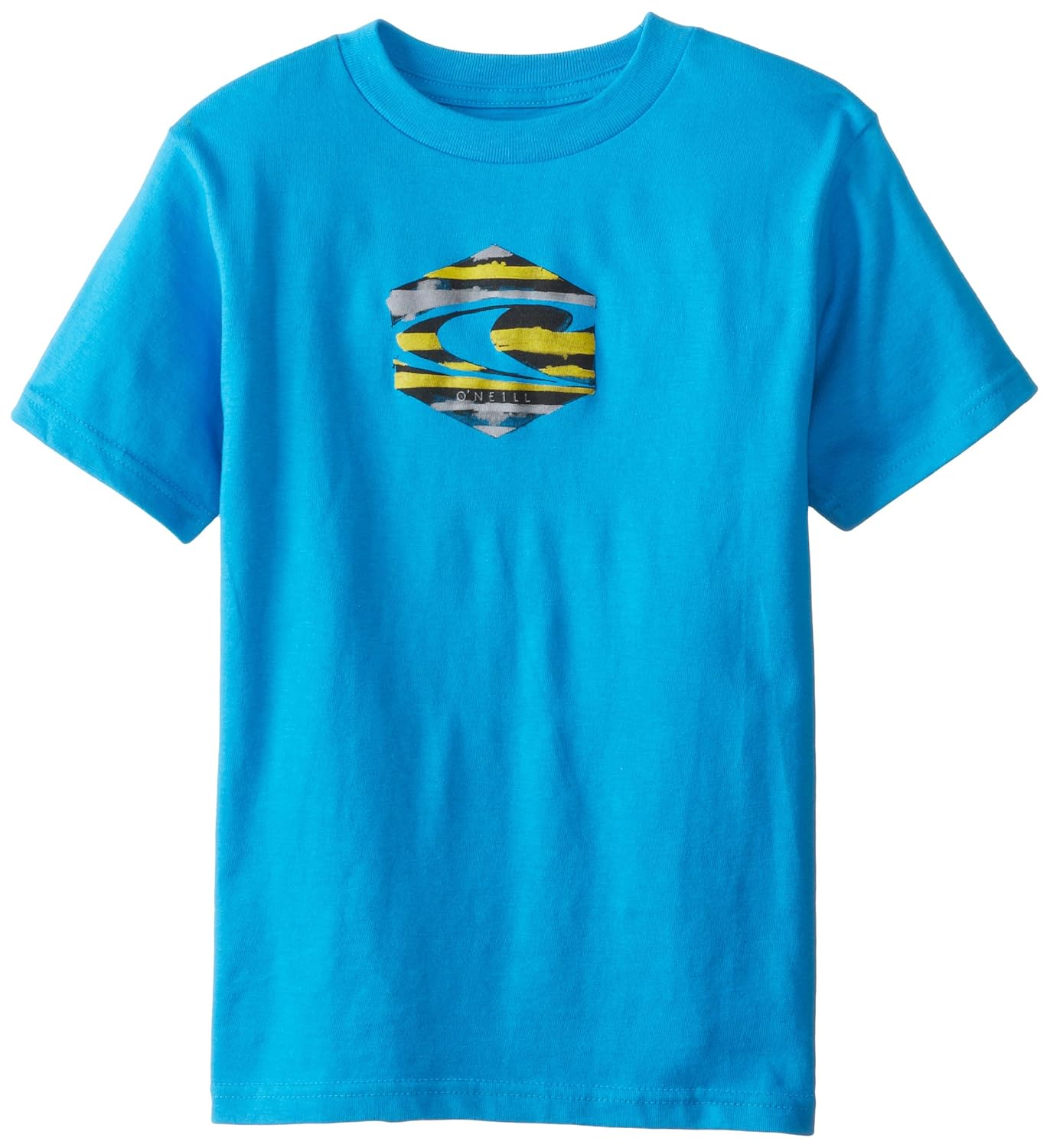 oneill little boys resonate tshirt, neon blue, small/4