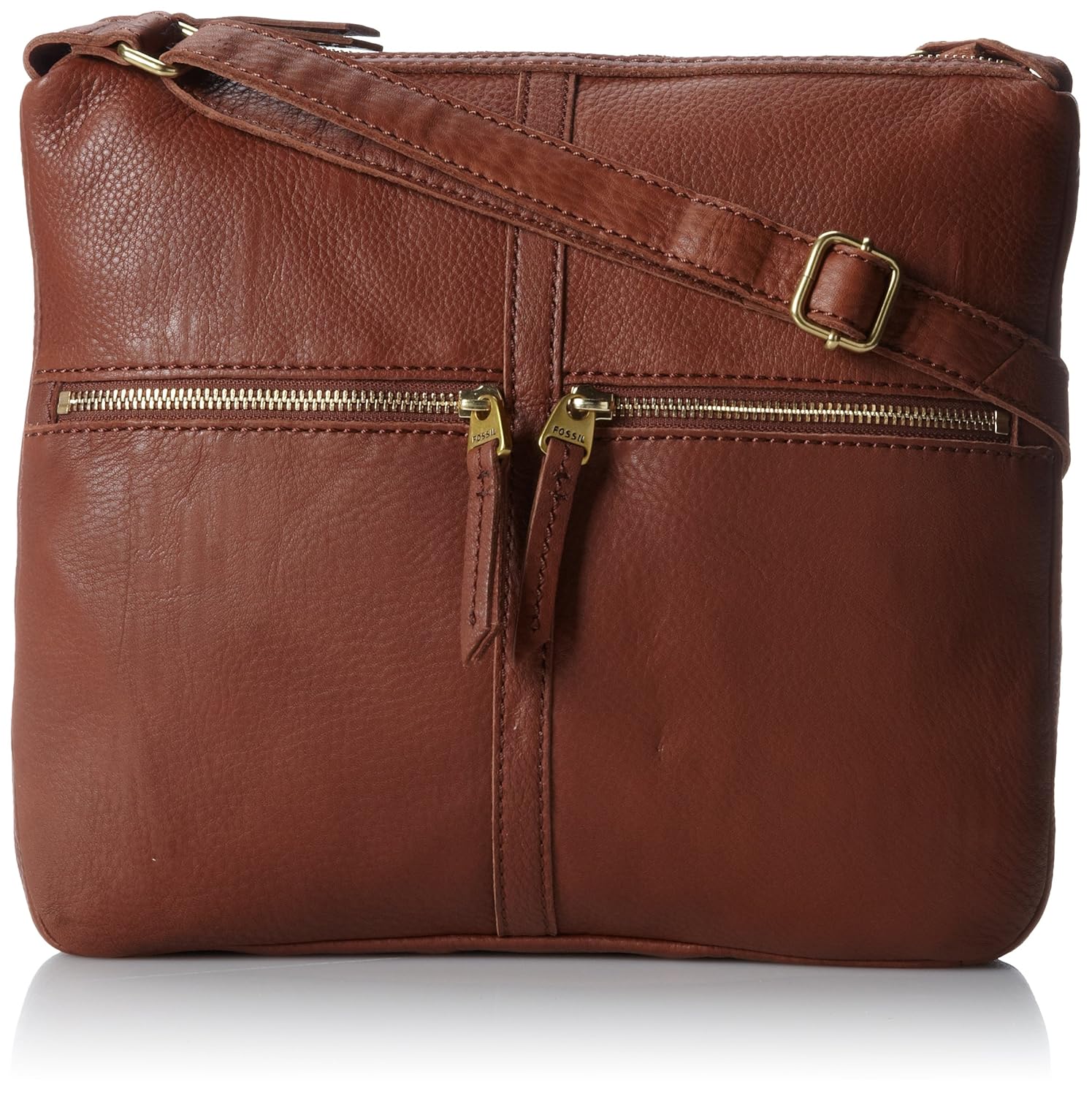 fossil erin cross body bag,brown,one size