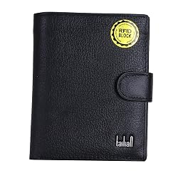 Romantic gift for men... Leather RFID Blocking Secure Wallet