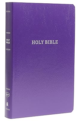 KJV, Gift and Award Bible, Leather-Look, Purple, Red Letter, Comfort Print: Holy Bible, King James Version