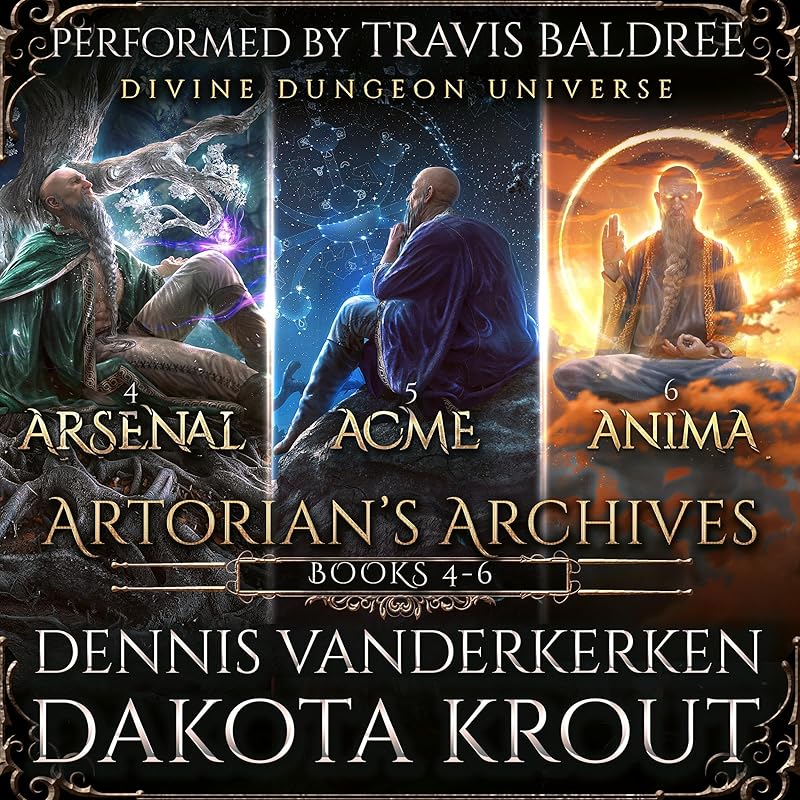 Artorian's Archives Omnibus Vol. 2: Books 4-6 in a Divine Dungeon Series: Artorian's Archives Boxset by Dennis Vanderkerken